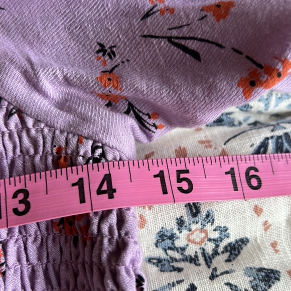 Mini Smocked Floral Dress in Lilac - Picture 10 of 10